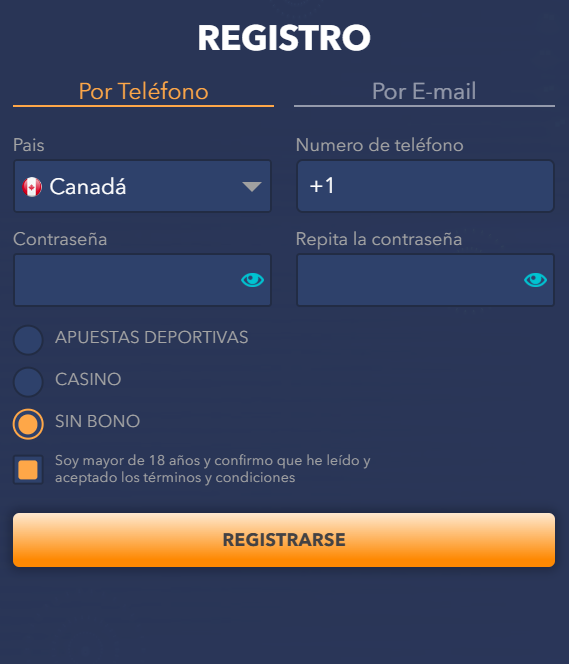 Registro betting betgol